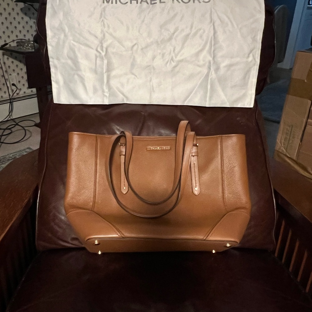 Michael Kors Brown Leather Tote